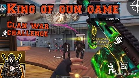 King of Gun Game Clan war challenge in Gun Game Moshpit COD mobile