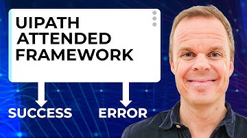 How to Use the UiPath Attended Framework 😎😍 Full Tutorial