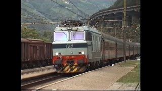 FS  Stazione di Ponte Gardena ( Ferrovia del Brennero)  Arrivi, partenze e transiti.  Agosto 1996