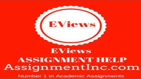 EViews Assignment Help