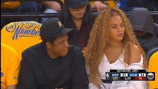 Beyonce and Jay-Z at the Warriors vs Pelicans Game April 28, 2018