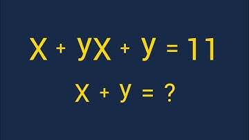 A Harvard University Interview Tricks | ( x+y = ? ) | Algebra