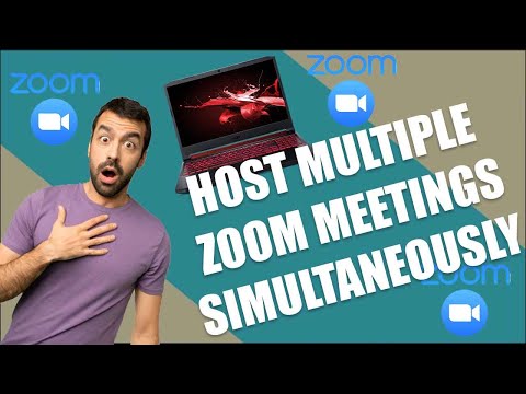 How to HOST Multiple Meetings In Zoom : Zoom Tutorial