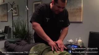 Dr. Diaz Adjusts a Chiropractor