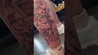 Smile Now Cry Later #chicanoart#chicanotattoo#tattooideas#tattooblackandgrey#tattoolettering#chicano