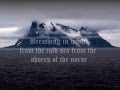 Immortal  beyond the north waves with lyrics