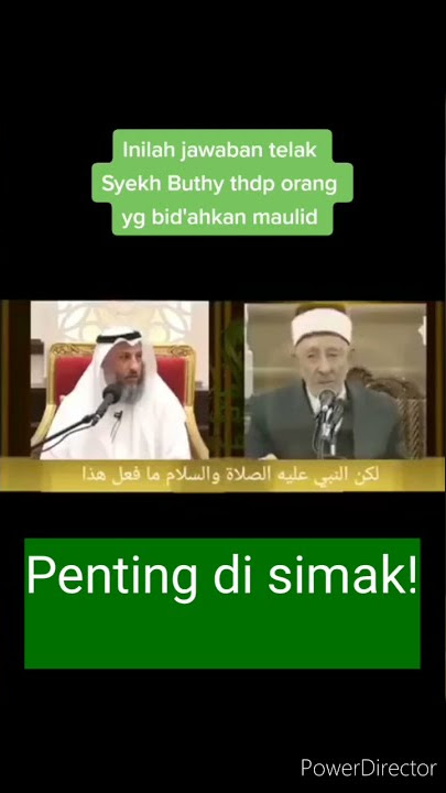 syekh al buthi part 01 debat dengan wahabi.