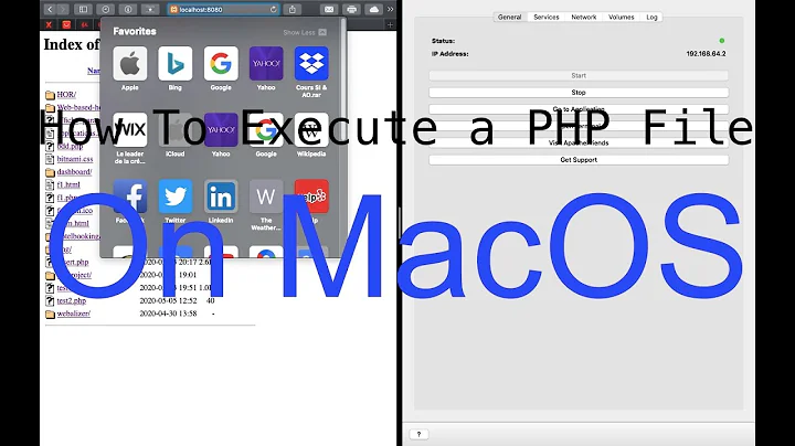 How To Execute a PHP File Or WebSite On MacOS Using XAMPP