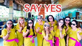 say yes linedance happy moms Bali  Fun and enjoy