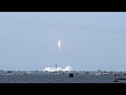 SpaceX NASA Falcon 9 First Manned Crew Dragon Launch in 4k UHD