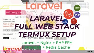 Setup Full Laravel Web Server on Android — Nginx + PHP-FPM + Redis + MySQL | TermUX