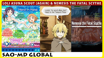 Loli Asuna Scout (Again) & Shadowy Castle Nemesis the Fatal Scythe Boss Battle (SAOMD)