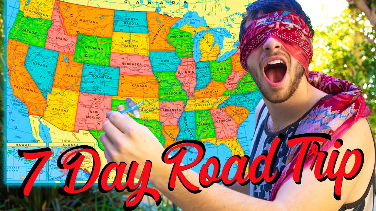 BLINDFOLDED DART THROW OF DESTINY 7 Day Road Trip of Lifetime YouTube