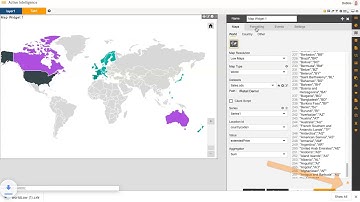 How to create Map in Active Intelligence Visualization (AIV)