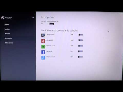 Windows 8.1 How to change microphone privacy settings for apps hqdefault