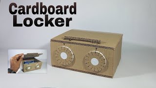 How to make a cardboard Locker. ||Nandan art and craft||