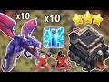 Th9 Zap Dragon Attack Strategy Guide without heroes | Best th9 attack strategy for war