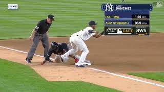Statcast: Sanchez nabs runner Update