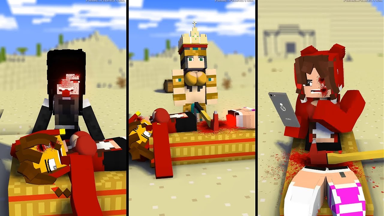 Minecrafts Dark JJ's sister want help to JJ for Monster Team and Mickey - || Minecrafts Mix