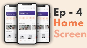 Home Screen - Complete E-Commerce App Flutter UI - Ep 4 - Speed Code