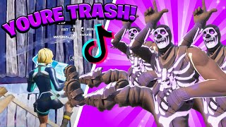 I tried out for a SUS Purple Skull Trooper TikTok CLAN..