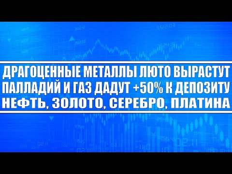 Драгоценные металлы (золото палладий серебро) кратно вырастут / Нефть, природный газ готовы к росту