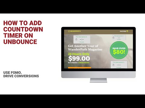 How to Create Unbounce Countdown Timer
