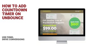How to Create Unbounce Countdown Timer Content