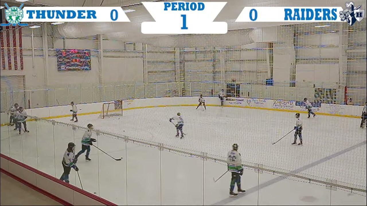M&M Thunder Vs. Hudson Raiders 2022 WAHA 18U State Tournament Game 1