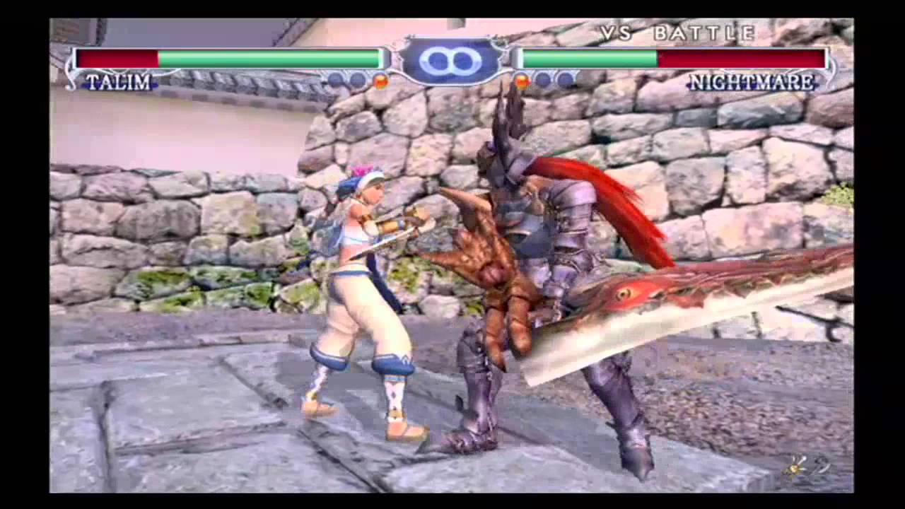Soul Calibur II Casual Match #2 ~ Talim vs Nightmare - YouTube