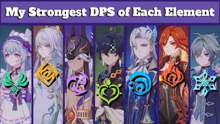 My Strongest DPS of Each Element as of 7.0