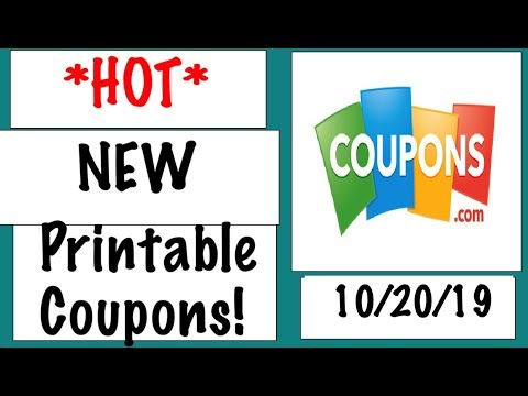 *HOT* New Printable Coupons!- 10/20/19
