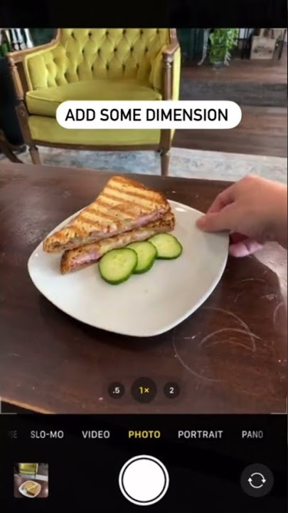 How To Take Better Pictures of Food - Cafe