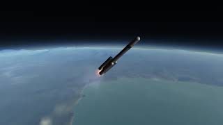KSP KOS launch and boost back burn.