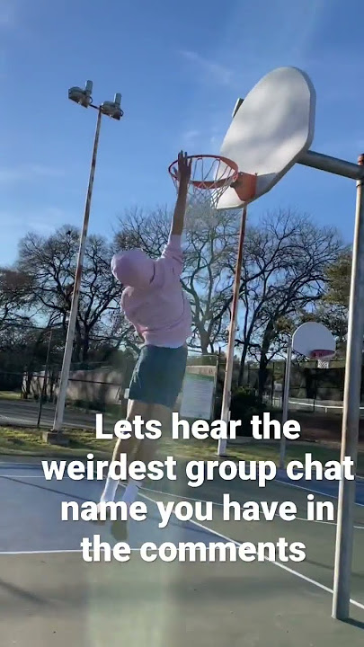 Lets hear the weirdest group chat name you have in the comments #basketball #groupchat