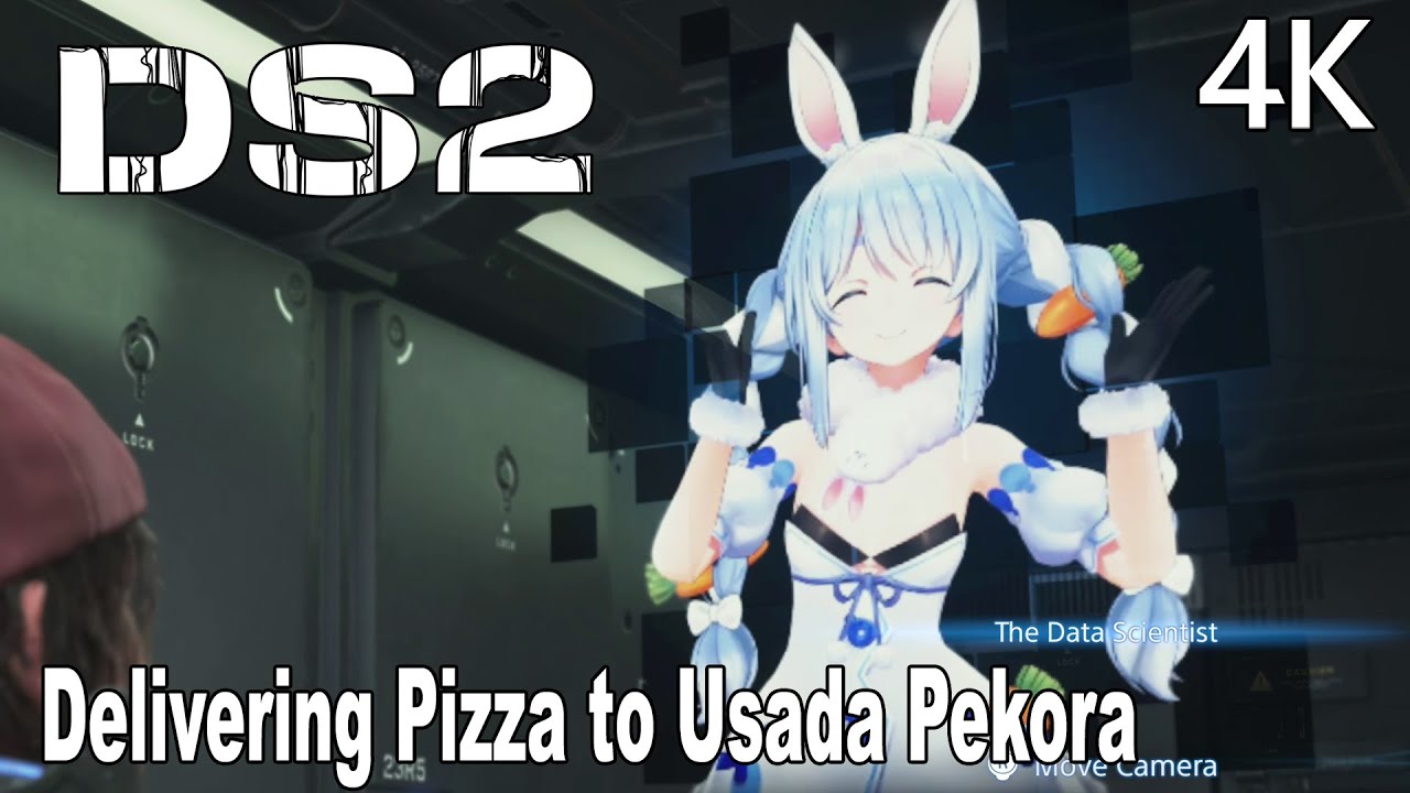 Delivering Pizza to Usada Pekora Death Stranding 2 On the Beach 4K