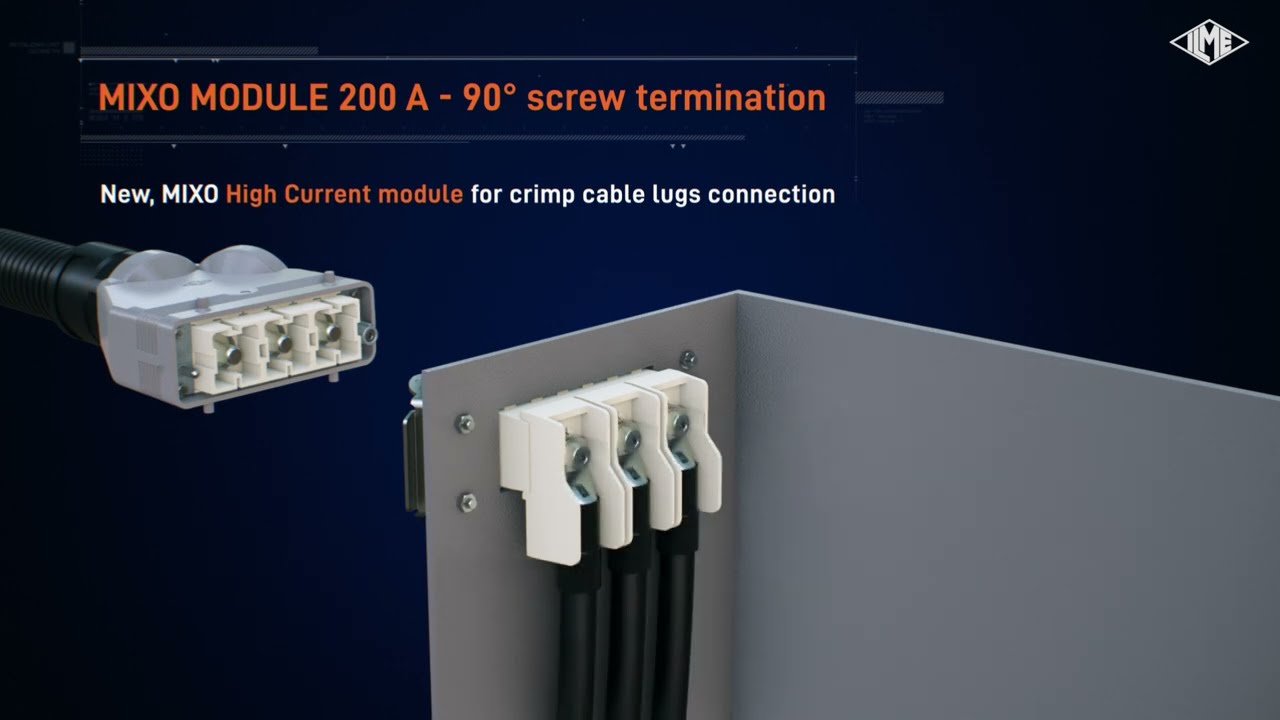 ILME MIXO 200 A for 90 angled screw connection