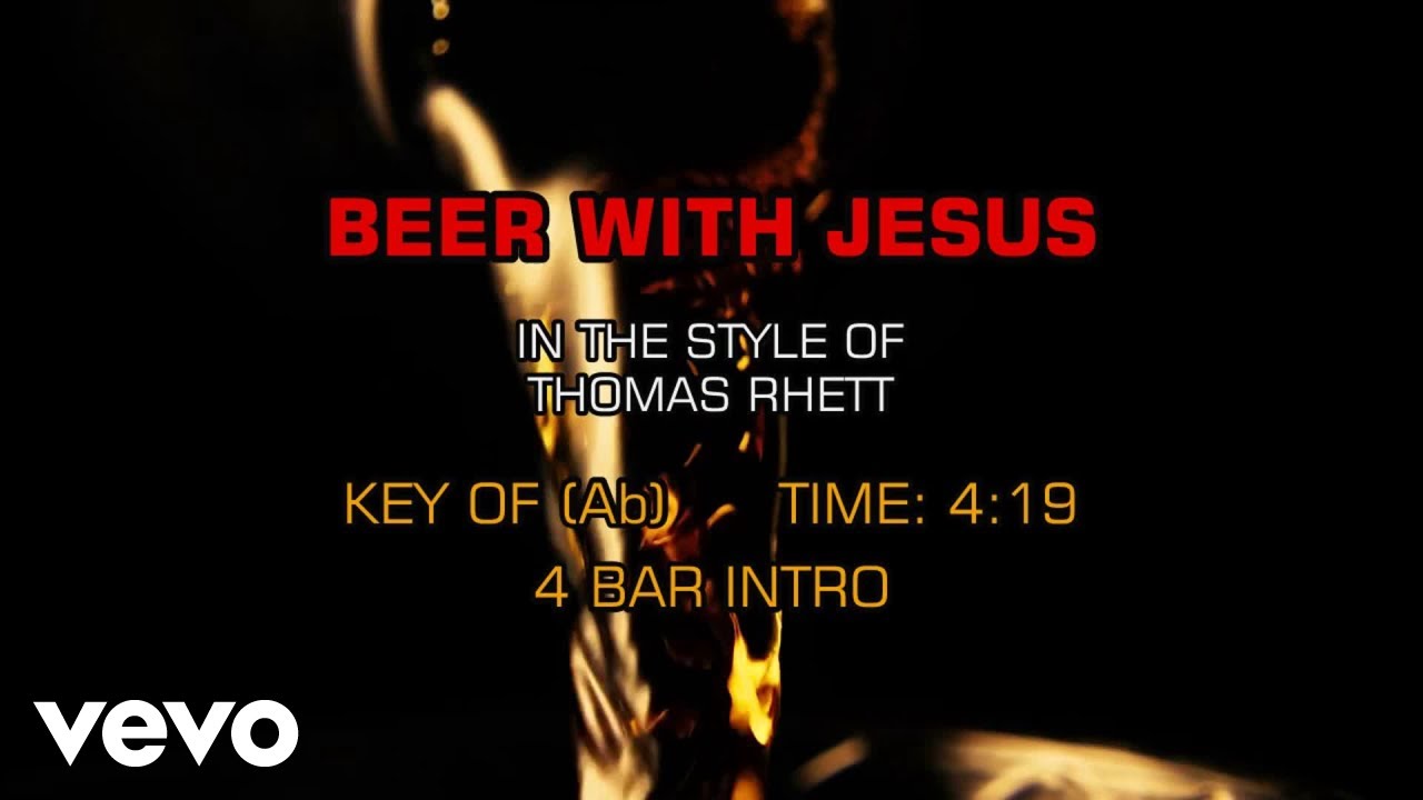 Thomas Rhett - Beer With Jesus (Karaoke) - YouTube