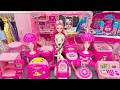 18 Minutes Satisfying with Unboxing Barbie Doll Pink Rock Bed Toys,Swing& Slide Set Review Toys｜ASMR
