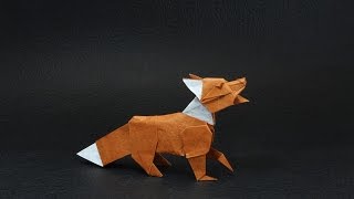 Origami fox by Quentin Trollip