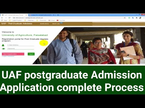 UAF Postgraduate complete admissions application submission process 2021 || UAF