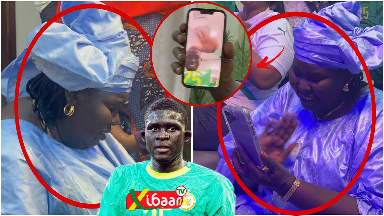 Les larmes de la Maman de El malick Diouf après avoir reçu l’appel de son fils après la finale…