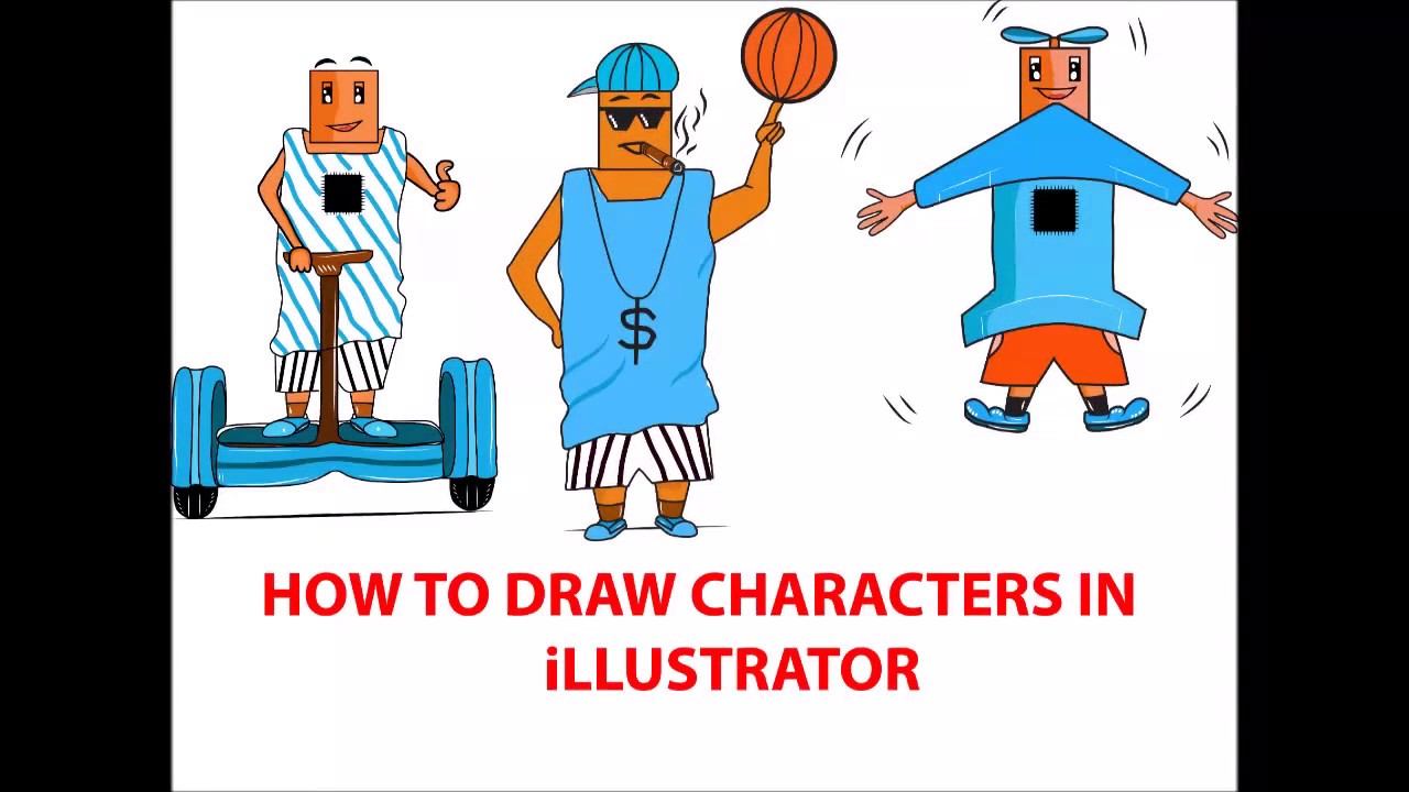 Learn How To Draw Character In Adobe Illustrator Part 1 – RVPZ