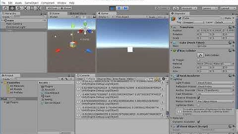 Moving cube in Unity work with ZEROMQ by socket