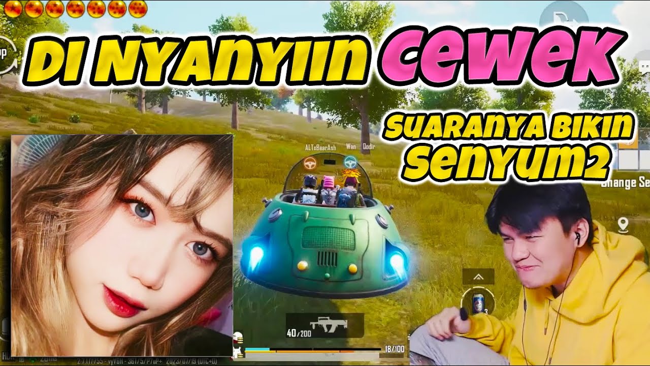 Udah Cantik, Suaranya Bagus Auto Full Senyum Sampai Chicken | PUBG Mobile