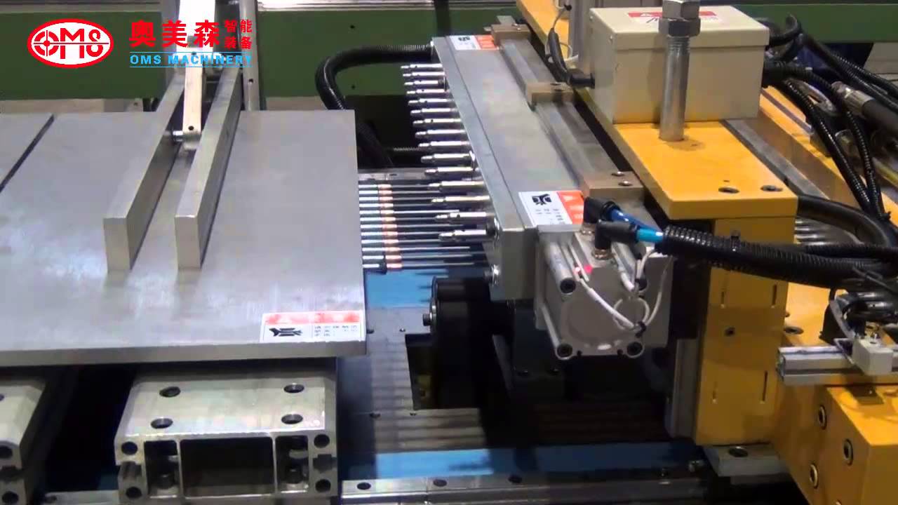 shrinkless horizontal combined expander 卧式强制式胀管机 - YouTube