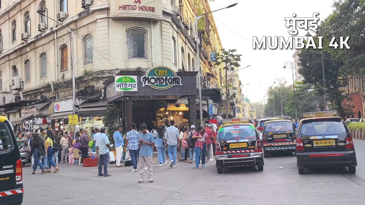 MUMBAI Colaba Causeway Market🛍️ Walking Tour in 4K | Leopold Cafe | INDIA🇮🇳 Walking Tour