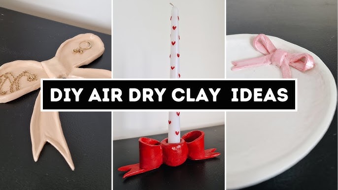 AIR DRY CLAY - Can You Paint with Watercolor? 