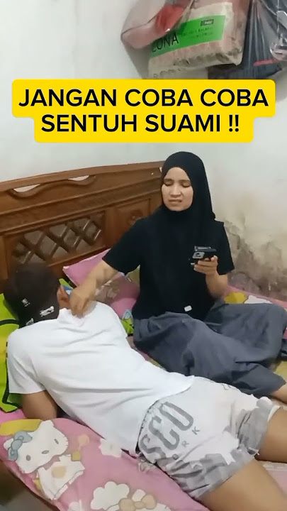 Gak bisa lihat tangan nganggur 🤭😂🤣#short#funnyvideo#funnymoment#husbandwife#couple#comedy#reels