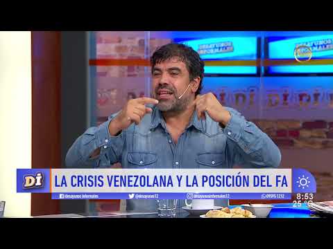 Óscar Andrade está dispuesto a debatir "con cualquiera de los que tenga representación"